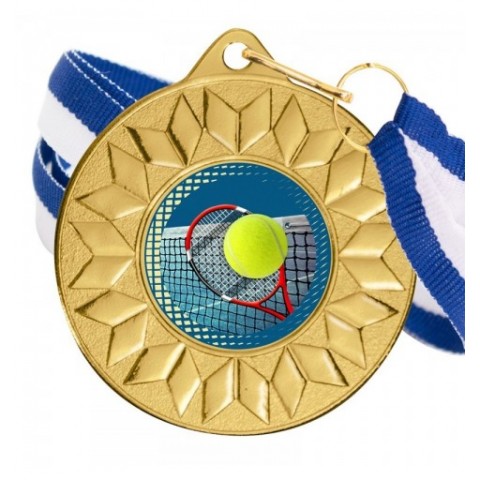 Medalla Tenis Color 5617 Oro Ø50mm