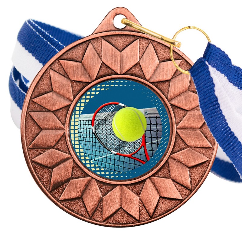 Medalla Tenis Color 5617 Bronce Ø50mm