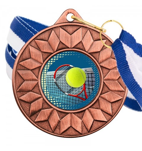 Medalla Tenis Color 5617 Bronce Ø50mm