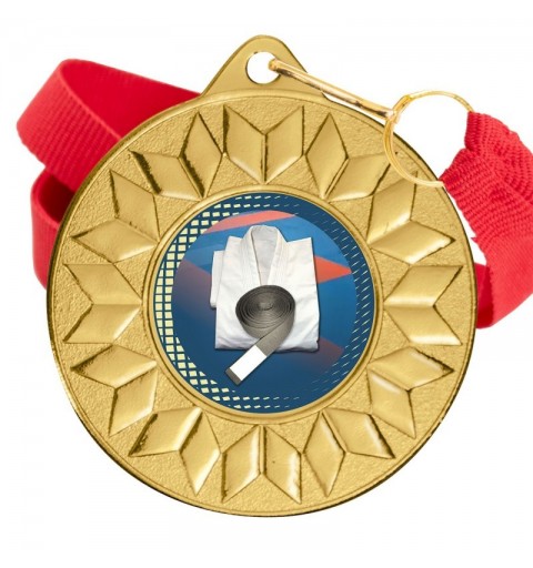 Medalla Karate Color 5617 Oro Ø50mm