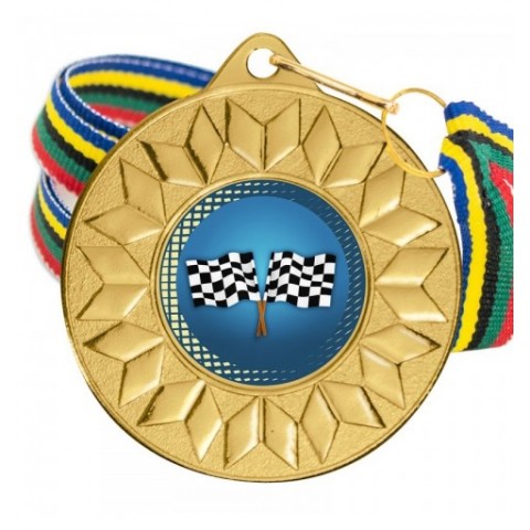 Medalla Karting Color 5617 Oro Ø50mm