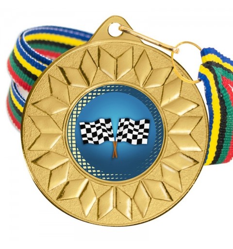 Medalla Karting Color 5617 Oro Ø50mm
