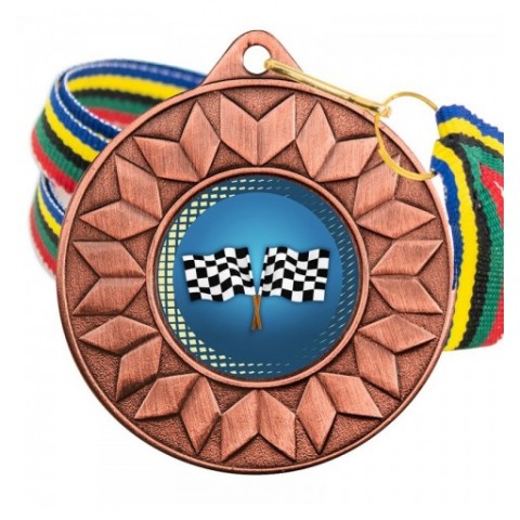 Medalla Karting Color 5617 Bronce Ø50mm