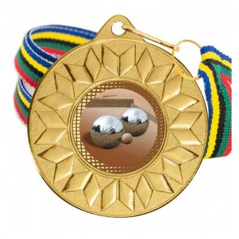 Medalla Petanca Color 5617 Oro Ø50mm