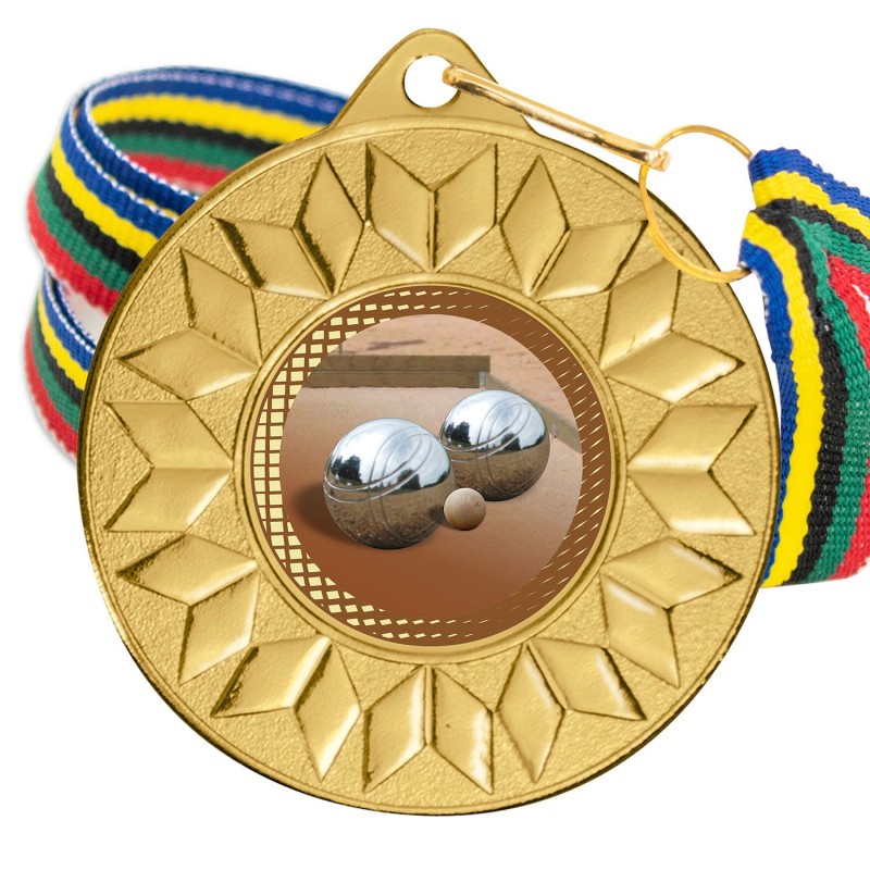 Medalla Petanca Color 5617 Oro Ø50mm