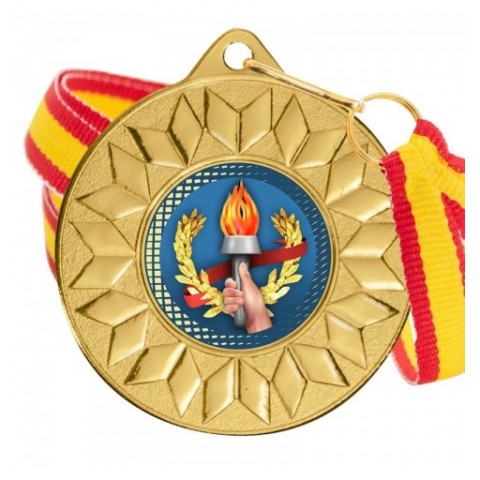Medalla Olimpiadas Color 5617 Oro Ø50mm