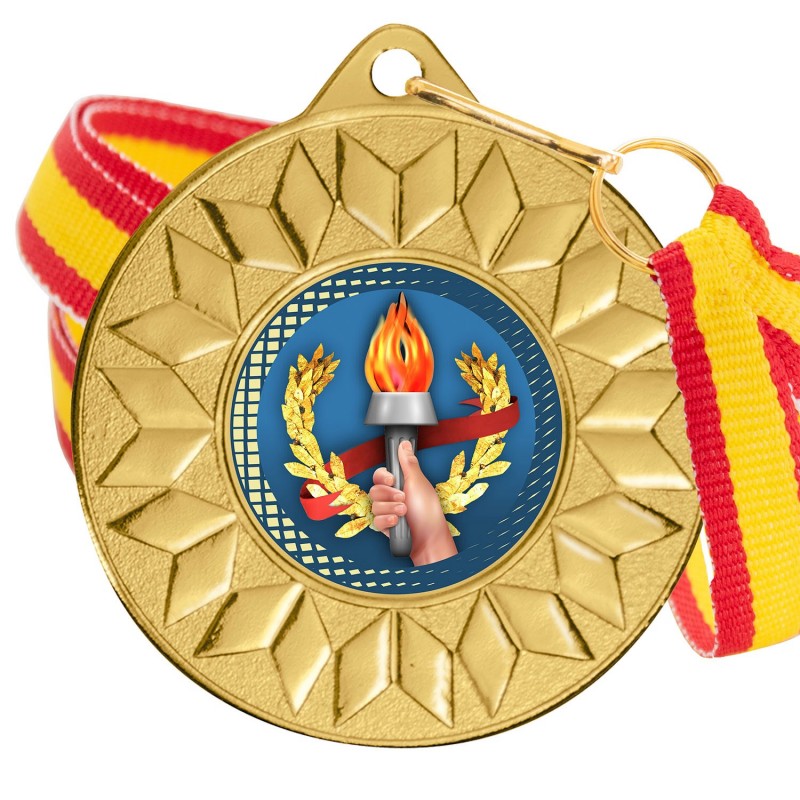 Medalla Olimpiadas Color 5617 Oro Ø50mm