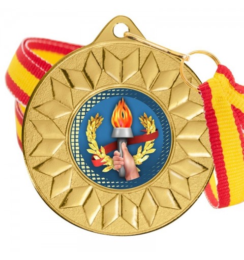 Medalla Olimpiadas Color 5617 Oro Ø50mm