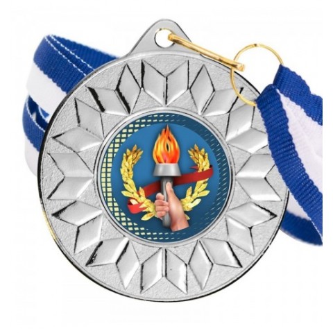 Medalla Olimpiadas Color 5617 Plata Ø50mm