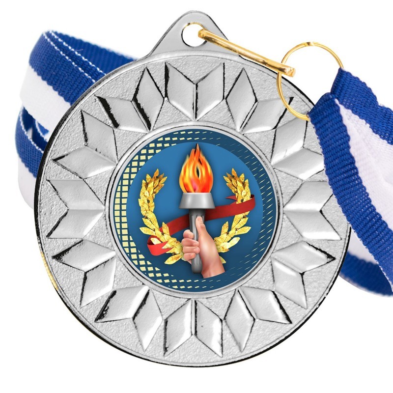 Medalla Olimpiadas Color 5617 Plata Ø50mm