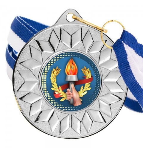 Medalla Olimpiadas Color 5617 Plata Ø50mm