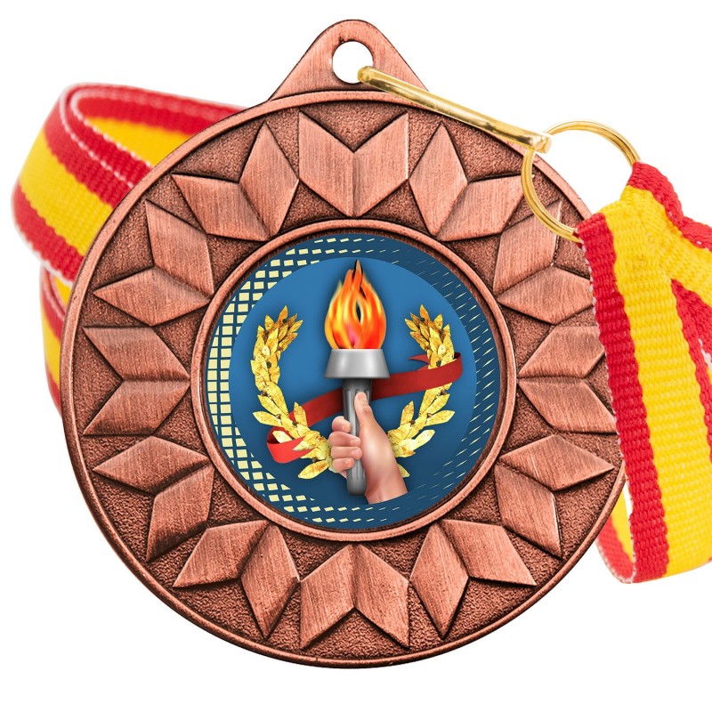 Medalla Olimpiadas Color 5617 Bronce Ø50mm