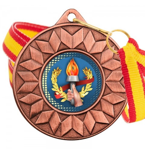 Medalla Olimpiadas Color 5617 Bronce Ø50mm