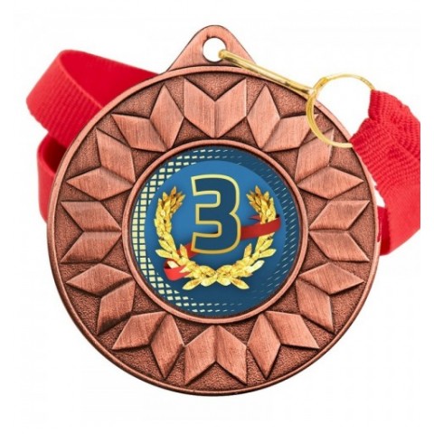 Medalla Nº3 Color 5617 Bronce Ø50mm