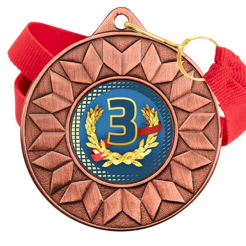 Medalla Nº3 Color 5617 Bronce Ø50mm