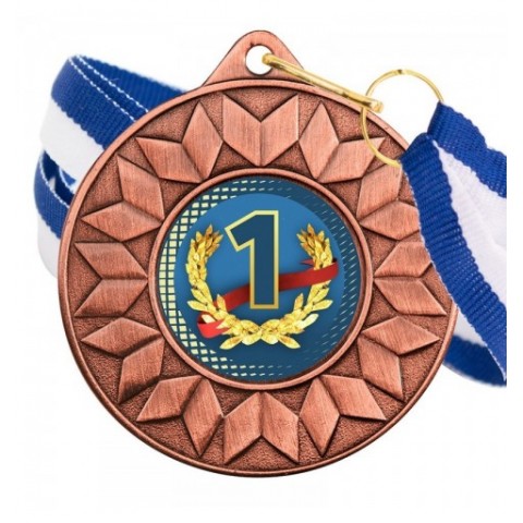 Medalla Nº1 Color 5617 Bronce Ø50mm