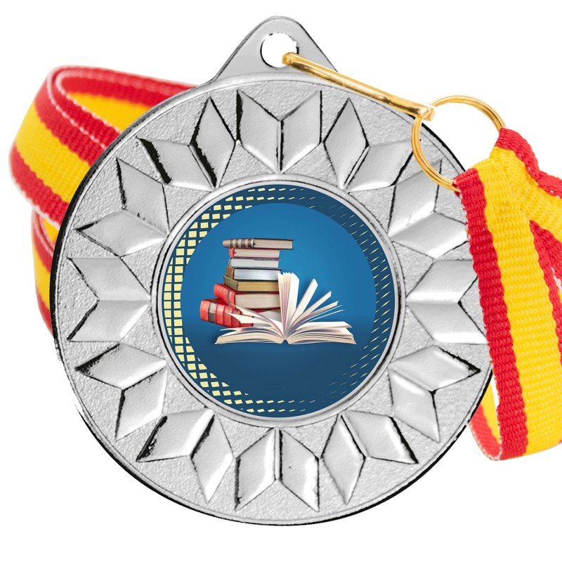 Medalla Cultura Color 5617 Plata Ø50mm