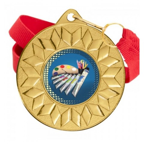 Medalla Pintura Color 5617 Oro Ø50mm