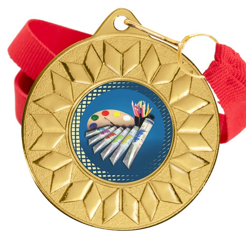 Medalla Pintura Color 5617 Oro Ø50mm