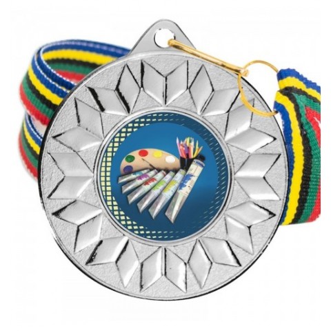 Medalla Pintura Color 5617 Plata Ø50mm