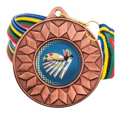 Medalla Pintura Color 5617 Bronce Ø50mm