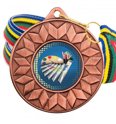 Medalla Pintura Color 5617 Bronce Ø50mm
