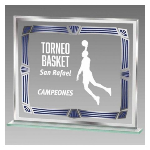 PLACA CONMEMORATIVA DE CRISTAL