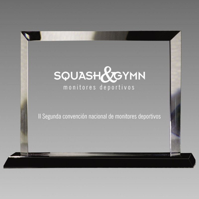 Trofeo Placa Cristal 0775