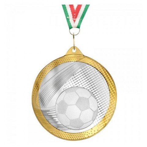 Medalla Fútbol Bicolor 57 mm