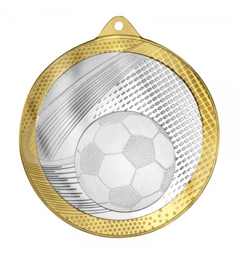 Medalla Fútbol Bicolor 57 mm