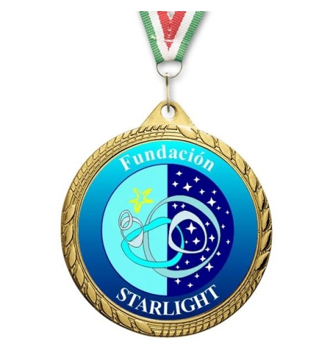 Medalla Deportiva Creative Plus 60mm