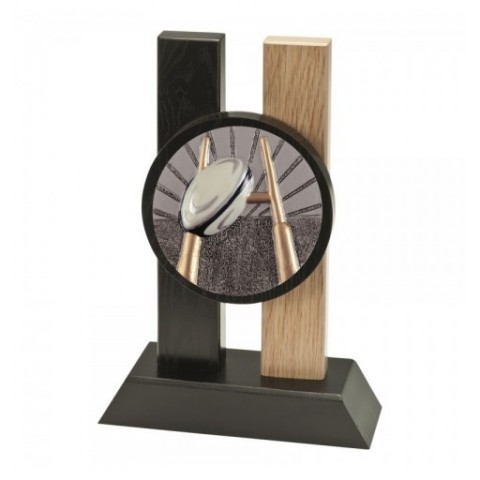 Trofeo Madera Disco Rugby 1721