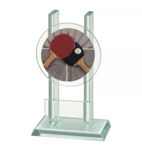 Trofeo Cristal  Disco Tenis de Mesa 0903