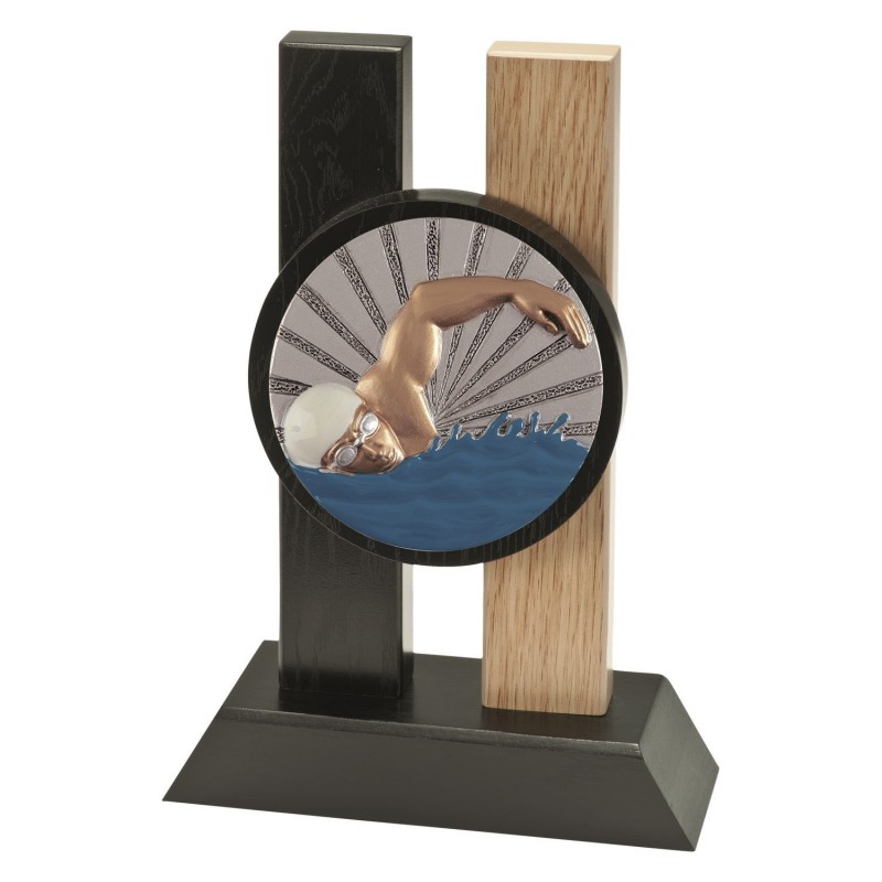 Trofeo Madera Disco Natacion 1721