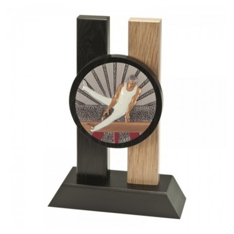 Trofeo Madera Disco Gimnasia Masculina 1721