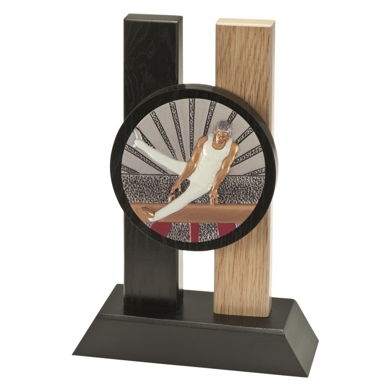 Trofeo Madera Disco Gimnasia Masculina 1721