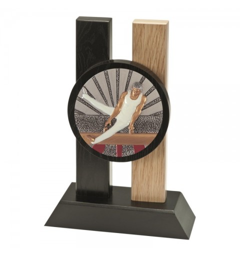 Trofeo Madera Disco Gimnasia Masculina 1721