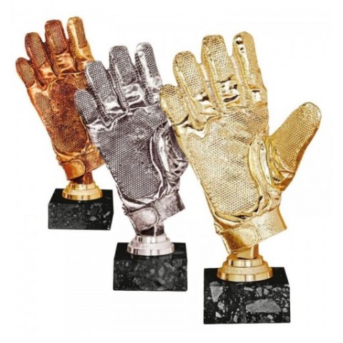 Trofeo Guante de Oro 30 cm