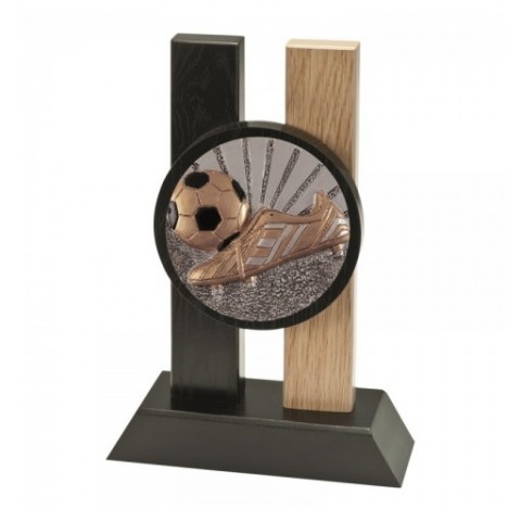 Trofeo Madera Disco Fútbol Bota-Balón 1721
