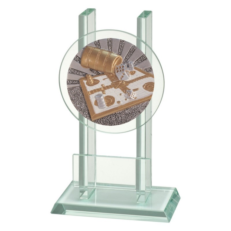 Trofeo Cristal  Disco Parchis 0903