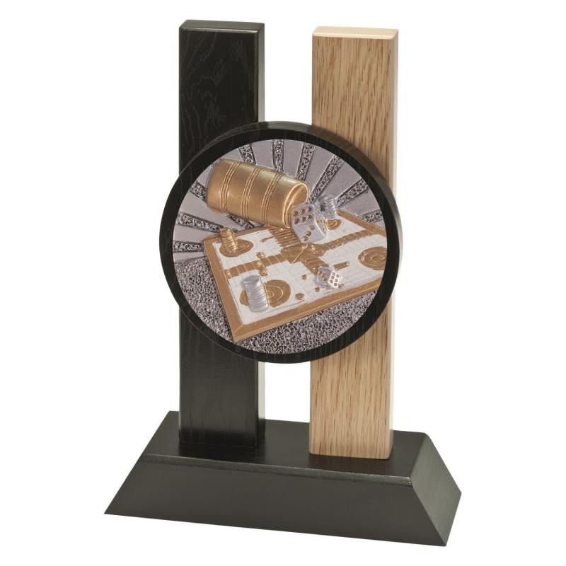 Trofeo Madera Disco Parchis 1721