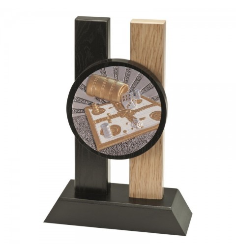 Trofeo Madera Disco Parchis 1721