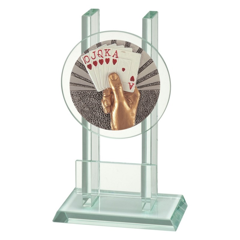 Trofeo Cristal  Disco Naipes 0903