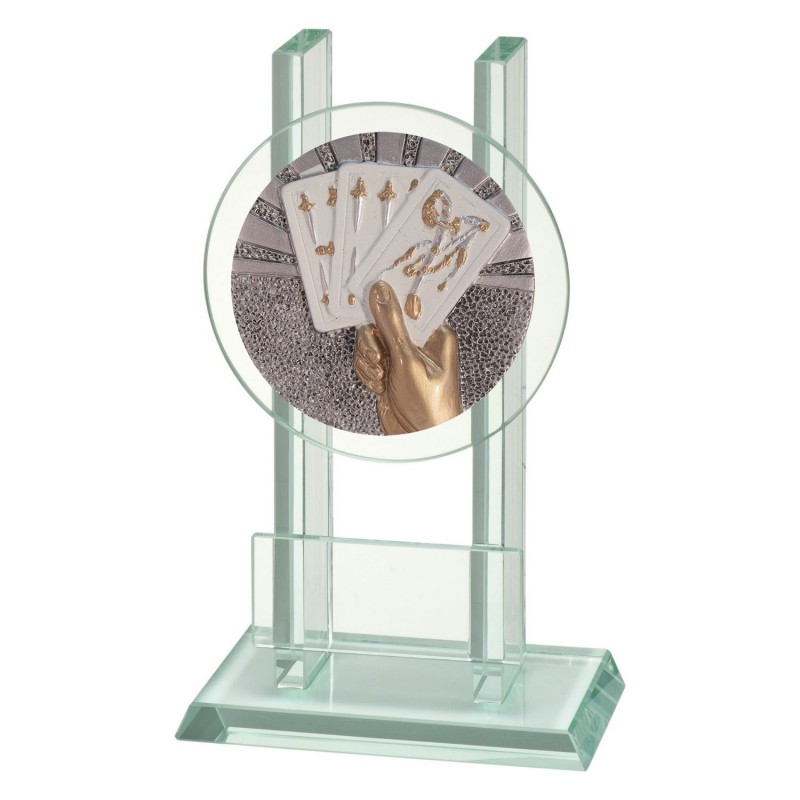 Trofeo Cristal  Disco Cartas 0903