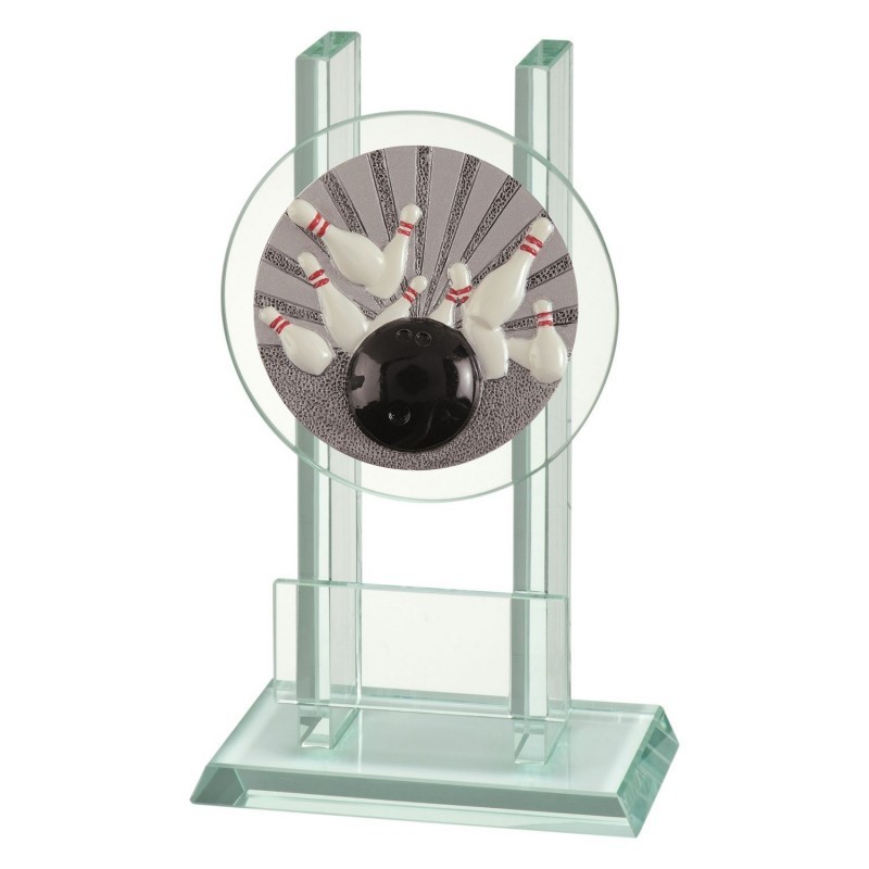 Trofeo Cristal  Disco Bolos 0903