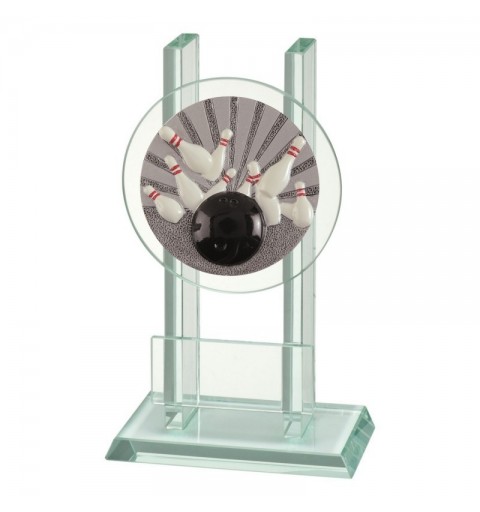 Trofeo Cristal  Disco Bolos 0903