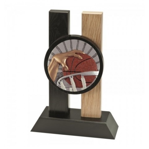 Trofeo Madera Disco Baloncesto 1721