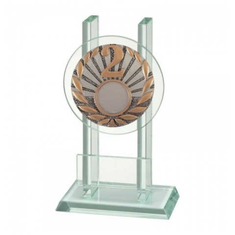 Trofeo Cristal  Disco Alegórico 2 0903