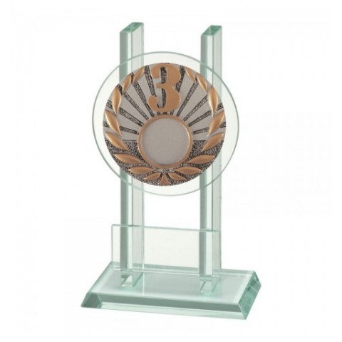 Trofeo Cristal  Disco Alegórico 3 0903