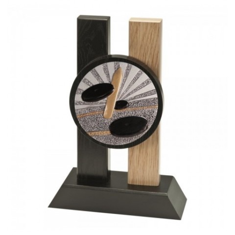 Trofeo Madera Disco Malla 1721